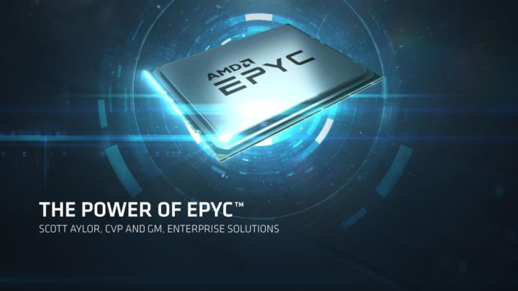 amd epyc processors slide 1 740x416 สุดยอดซีพียู AMD EPYC 7000 Series สำหรับ Server ในรหัส Zen “Zeppelin” Based MCM ที่มีจำนวนคอร์สูงถึง 32 Cores, 64 Threads, 128 PCIe Lanes พร้อมเปิดตัวแล้ว 
