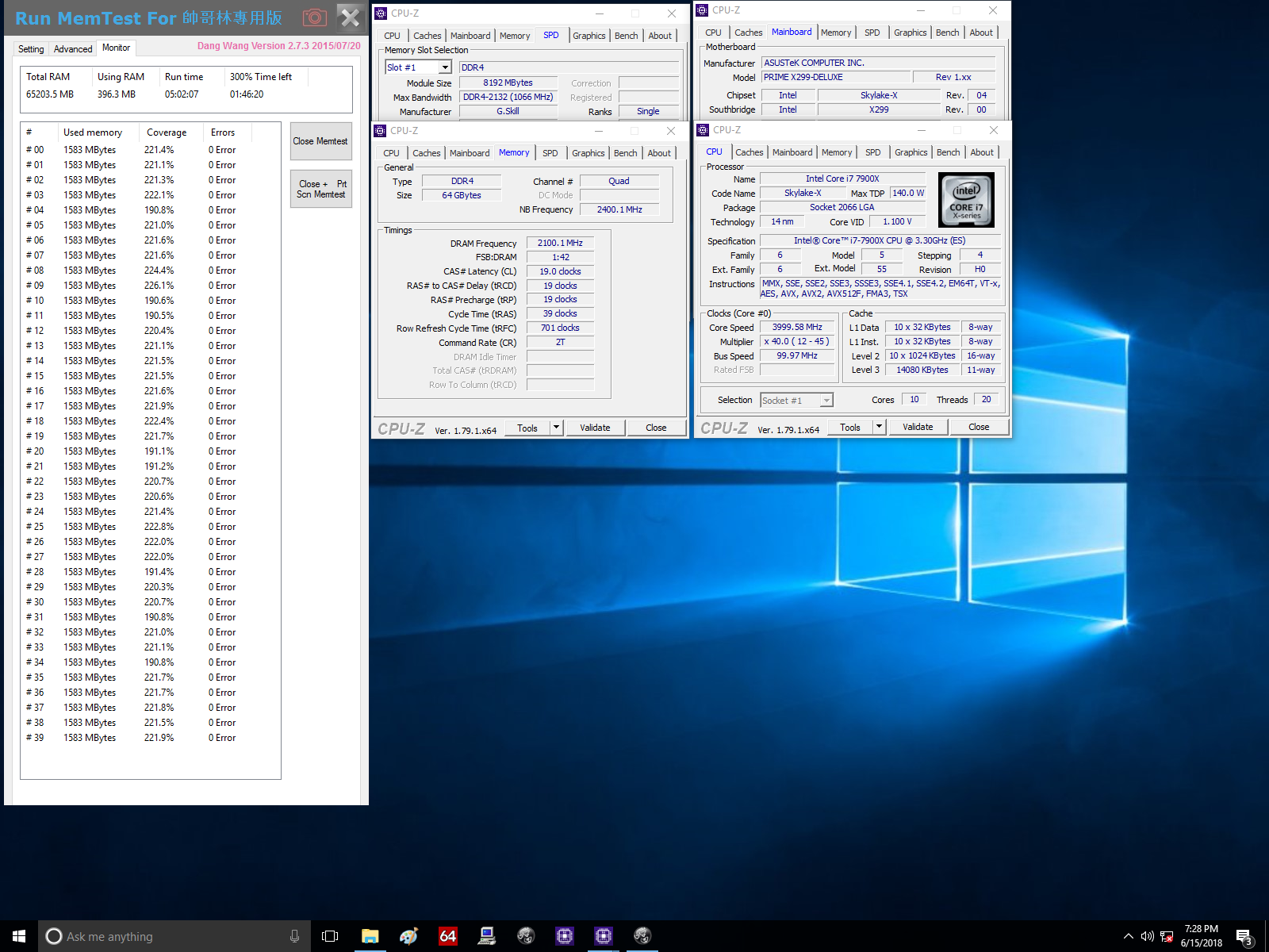 4200 64gb x299 G.SKILL เปิดตัวแรมรุ่นใหม่ล่าสุดที่ใช้งานกับ Intel X299 HEDT Platform กับสเปคสุดแรง DDR4 4400MHz CL19 8GBx2 & DDR4 4200MHz CL19 8GBx8
