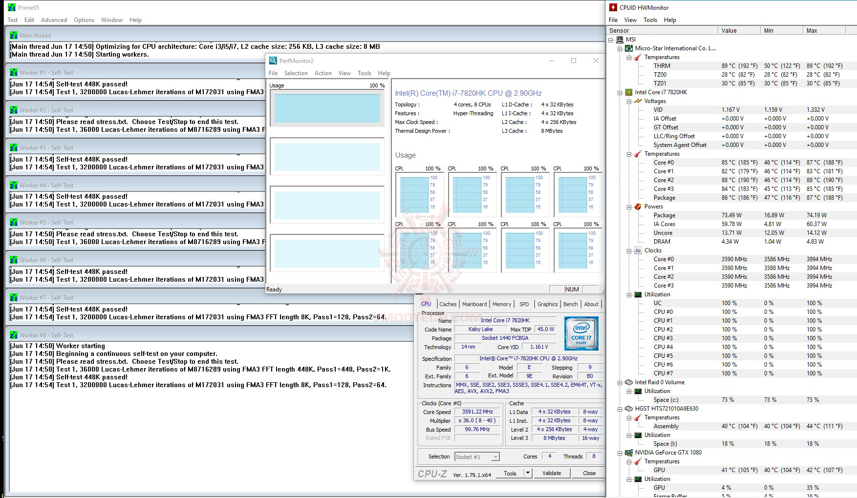 p95 cool MSI GT73VR 7RF TITAN PRO REVIEW