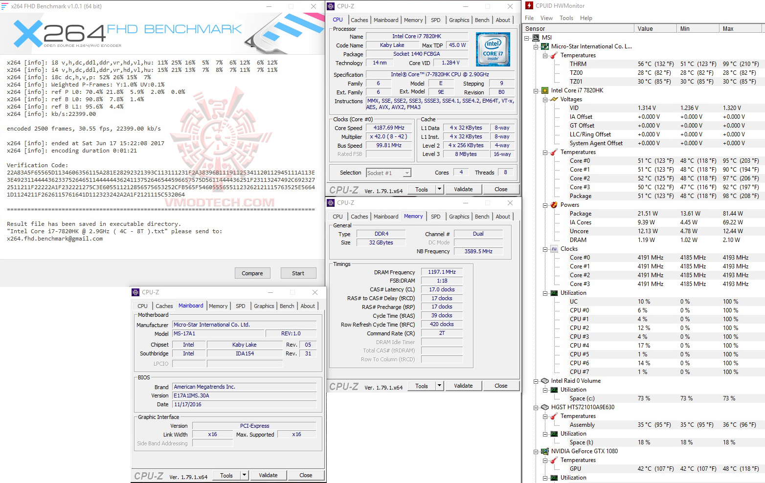 x264 2 MSI GT73VR 7RF TITAN PRO REVIEW