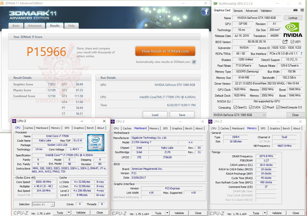 11 GIGABYTE GA Z170X Gaming 7 On Intel Core i7 7700K Review
