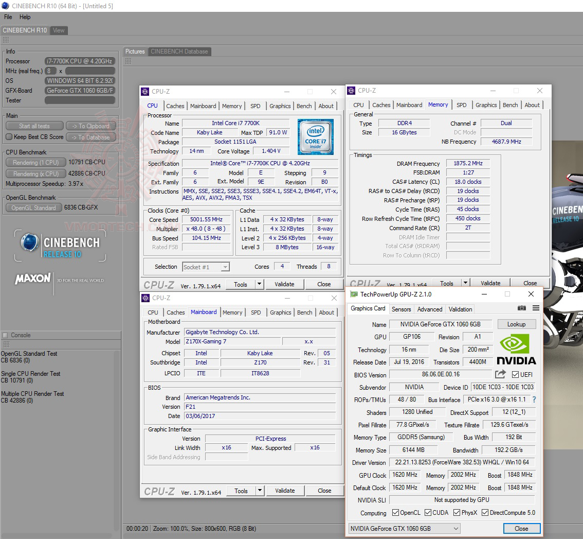 c10 GIGABYTE GA Z170X Gaming 7 On Intel Core i7 7700K Review