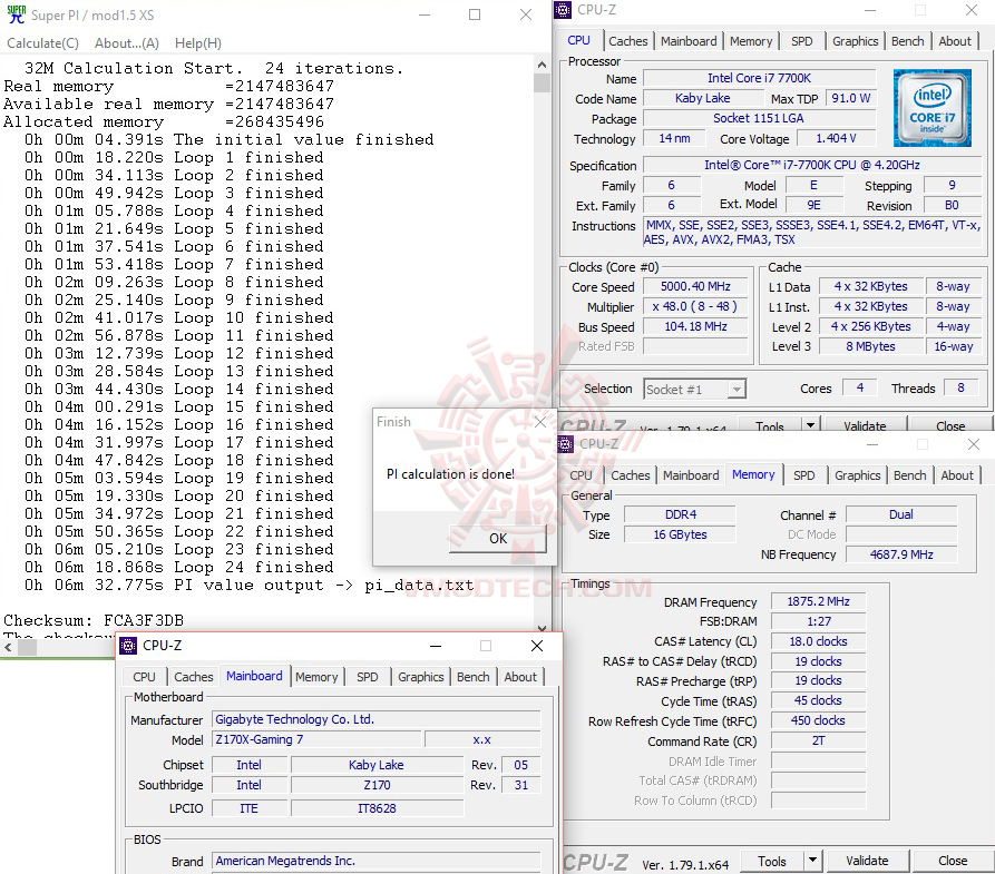 s32 GIGABYTE GA Z170X Gaming 7 On Intel Core i7 7700K Review