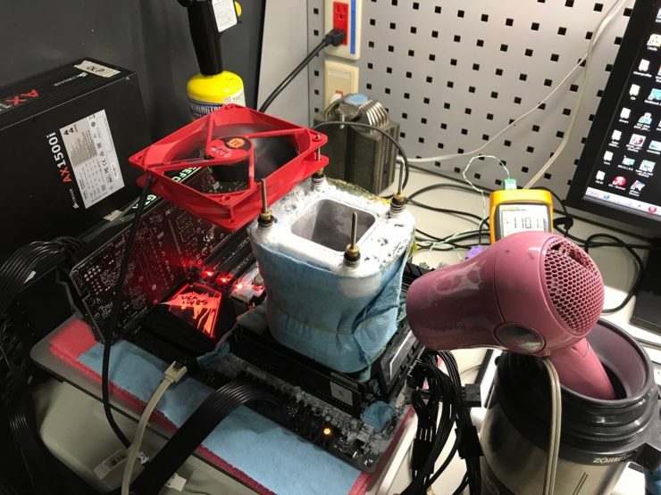 core-i9-7-9090x-world-record-740x555 core i9 7 9090x world record 740x555 Intel Core i9 7900X ‘Skylake X’ CPU สร้างสถิติโลกโอเวอร์คล๊อกด้วยความเร็ว 6.01 GHz บน Liquid Nitrogen