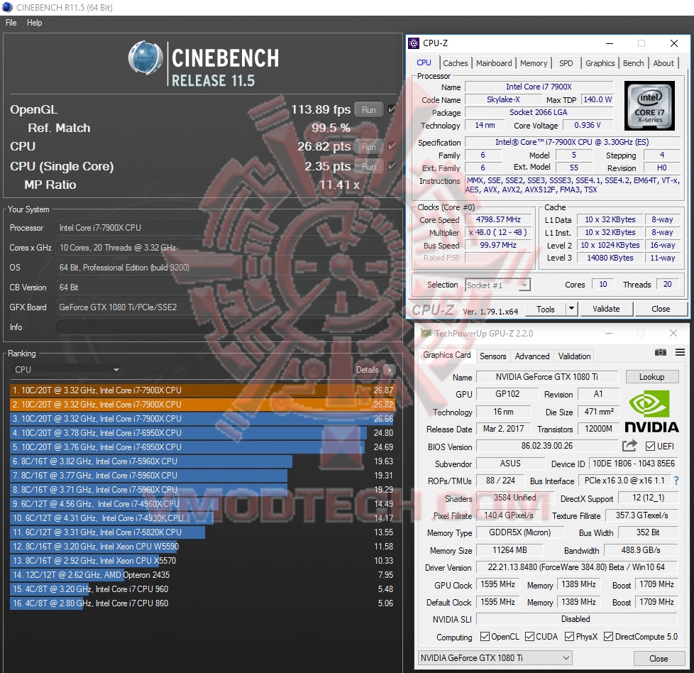 cbr11 cbr11 MSI X299 GAMING PRO CARBON AC Review