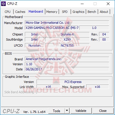 cpu2 cpu2 MSI X299 GAMING PRO CARBON AC Review