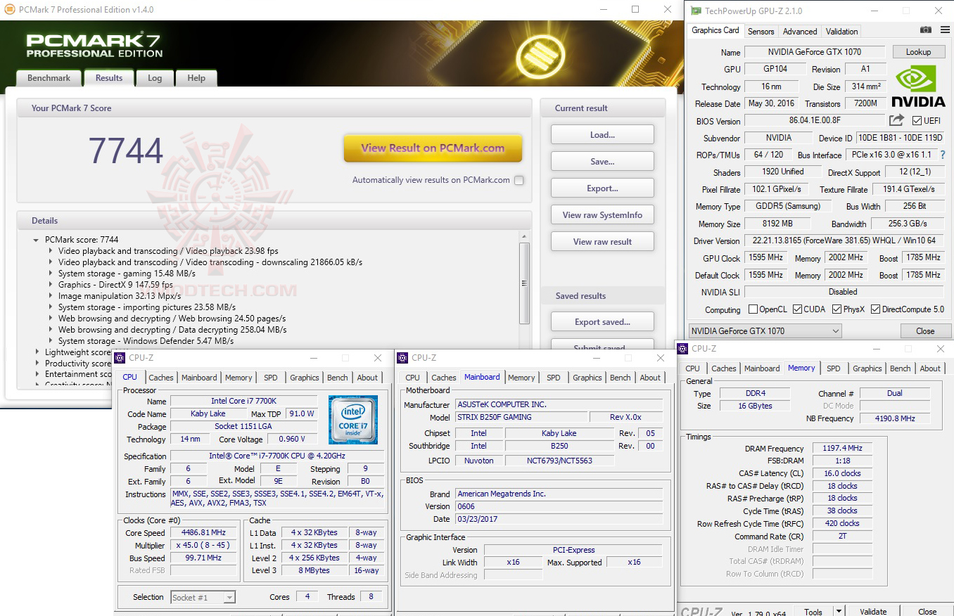 pc7 ASUS ROG STRIX B250F GAMING REVIEW