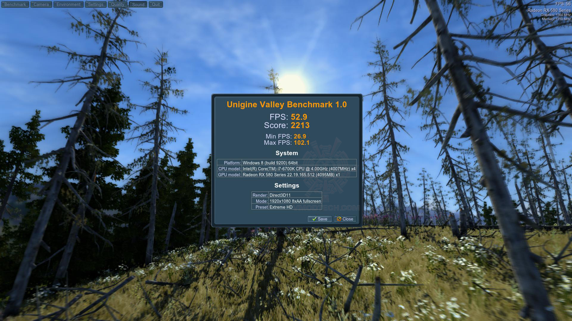 valley 2017 06 07 07 51 25 98 ASUS DUAL RX580 O4G REVIEW