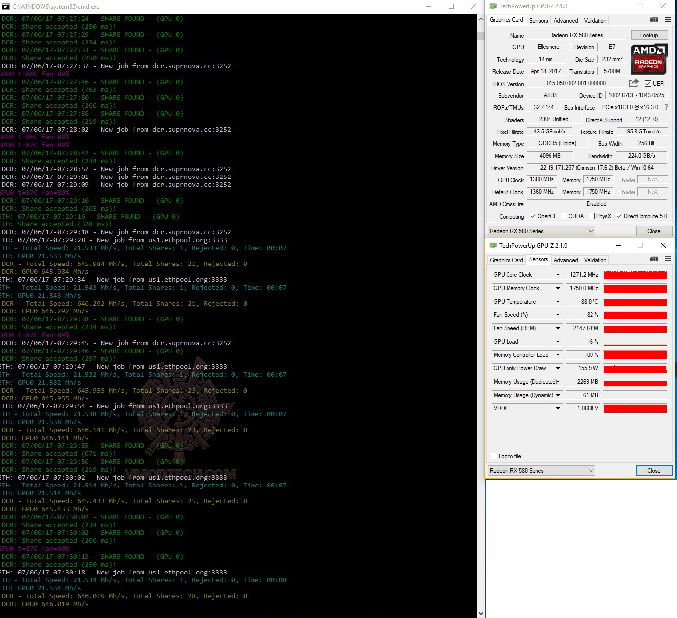 bit ASUS DUAL RX580 O4G REVIEW
