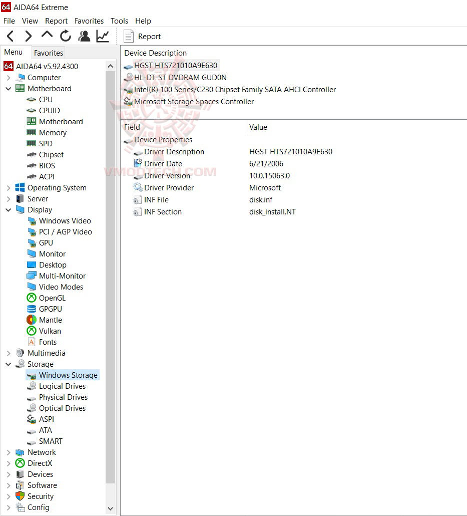 disk info MSI GE62 7RE Camo Squad Limited Edition Review