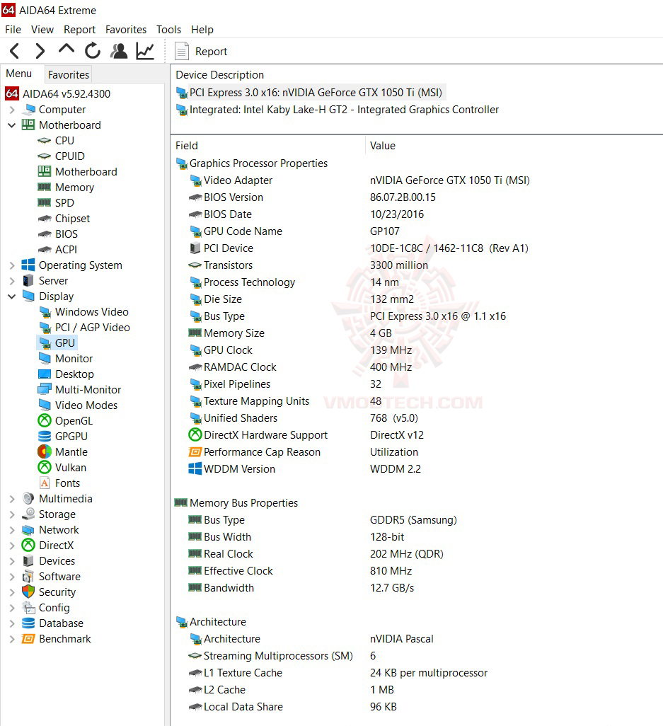 gpu1 MSI GE62 7RE Camo Squad Limited Edition Review