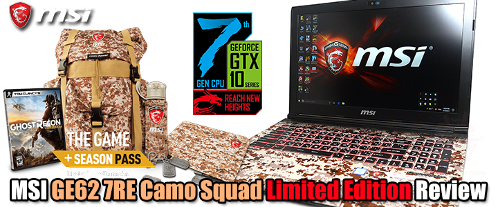 msi ge62 7re camo squad limited edition review MSI GE62 7RE Camo Squad Limited Edition Review