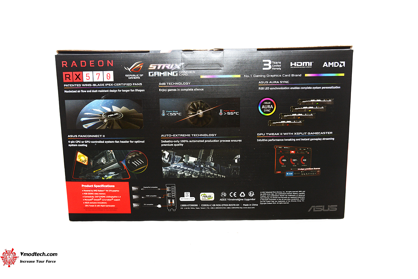 ASUS ROG Strix Radeon RX 570 OC edition 4GB GDDR5 Review ,ASUS ROG