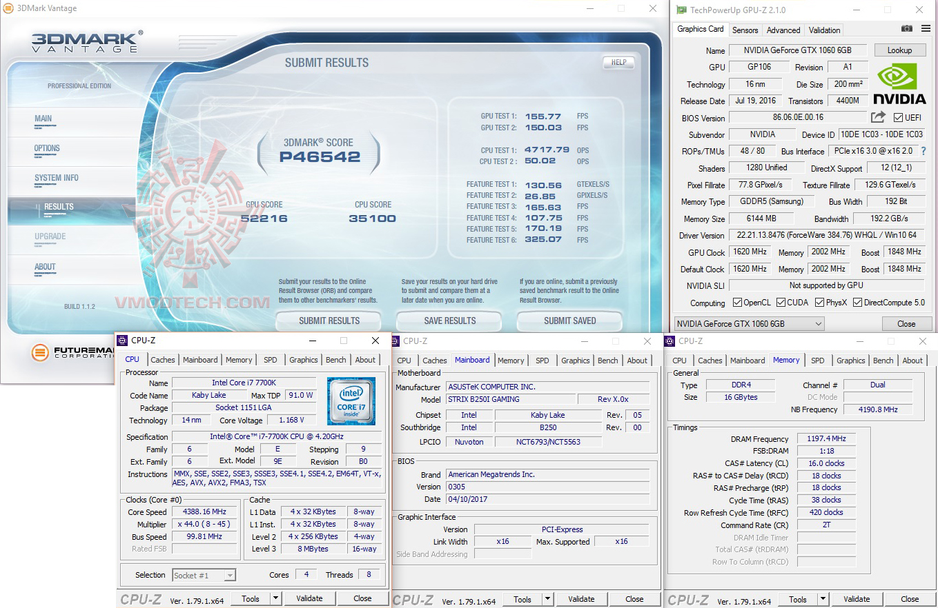 vt ASUS ROG STRIX B250I GAMING REVIEW