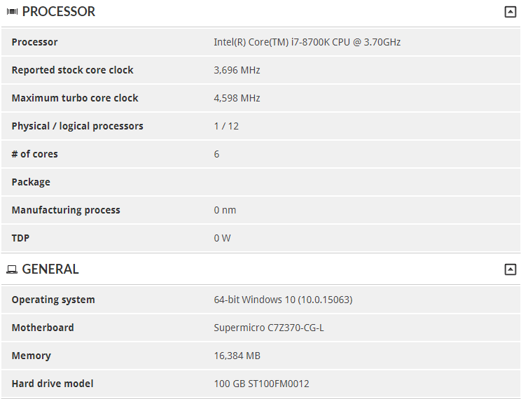 intel-core-i7-8700k-cpu-3dmark-11_specs intel core i7 8700k cpu 3dmark 11 specs ผลทดสอบ Intel Core i7 8700K 3.7 GHz 6 Core 12 Thread โค๊ดเนม Coffee Lake ตัวแรงฝั่งอินเทลรุ่นใหม่ล่าสุดที่กำลังจะมาถึง
