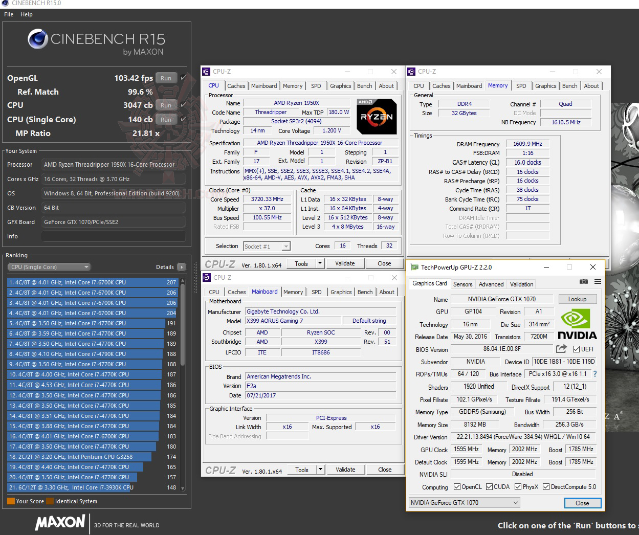 cine15 AMD Ryzen Threadripper 1950X Review 