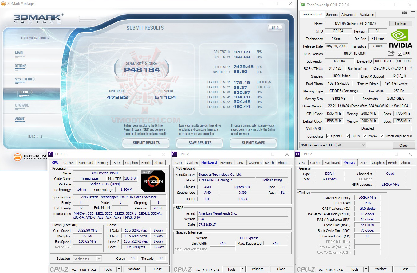 vt AMD Ryzen Threadripper 1950X Review 