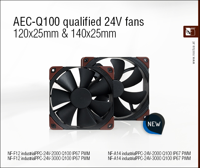noctua industrialppc 24v q100 Noctua เปิดตัวพัดลมระบายความร้อนประสิทธิภาพสูง 4รุ่น industrialPPC fans 24V Q100 รุ่นใหม่ล่าสุด