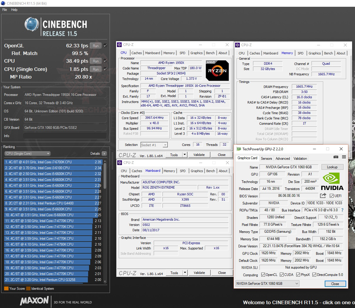 c11 ASUS X399 ROG ZENITH EXTREME REVIEW