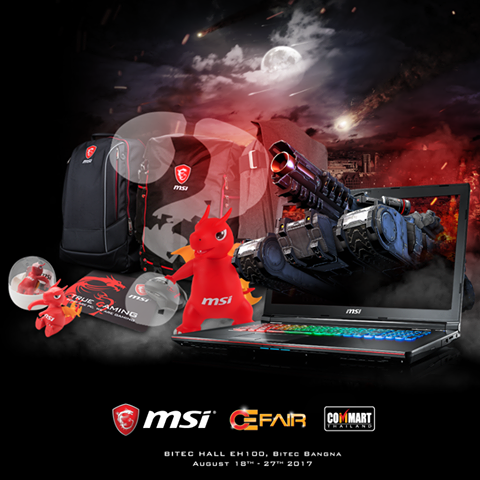 20840626_1504781322894159_2181669223195882980_n 20840626 1504781322894159 2181669223195882980 n MSI ยกทัพจัดเต็มพร้อมโปรโมชั่นพิเศษสุดในงาน CE FAIR 2017@BITEC เฉพาะงานนี้เท่านั้น ห้ามพลาด!!