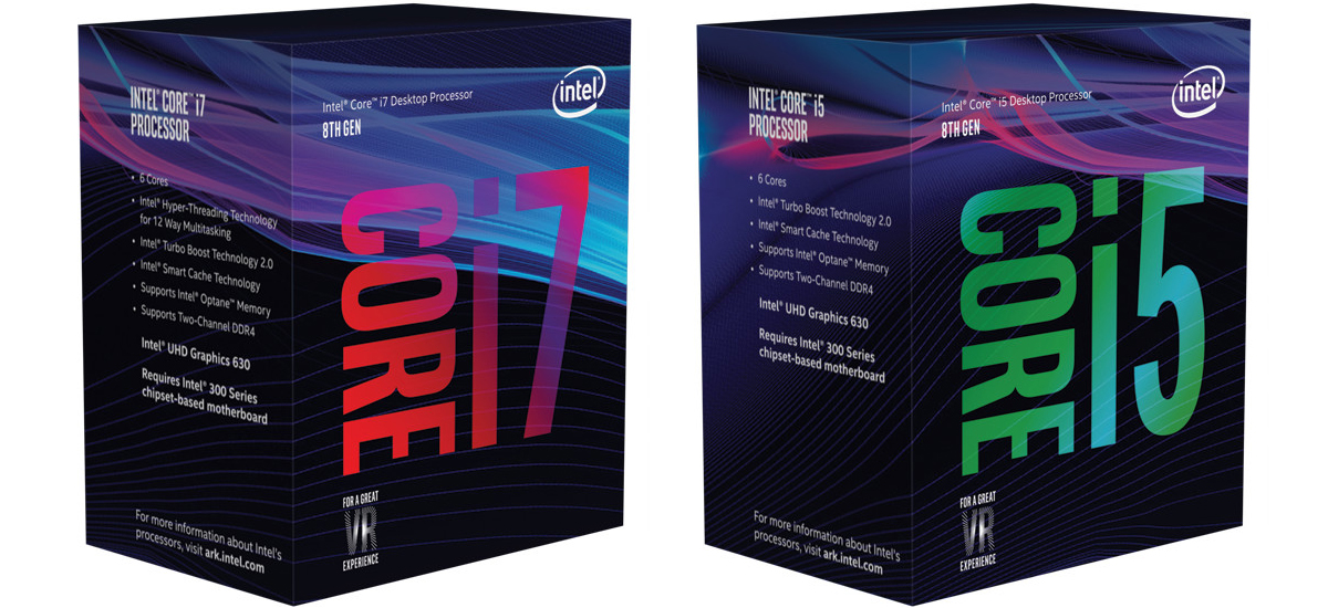intel coffeelake แอบดูกล่องใส่ซีพียู Intel Core i5 , i7 Coffeelake รุ่นที่ 8th ใหม่ล่าสุดที่ใช้ได้กับเมนบอร์ดชิบเซ็ตซีรี่ย์ 300 chipset เท่านั้น!!!
