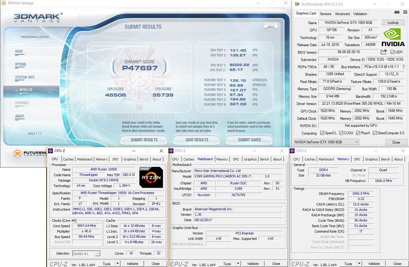vt vt MSI X399 GAMING PRO CARBON AC REVIEW