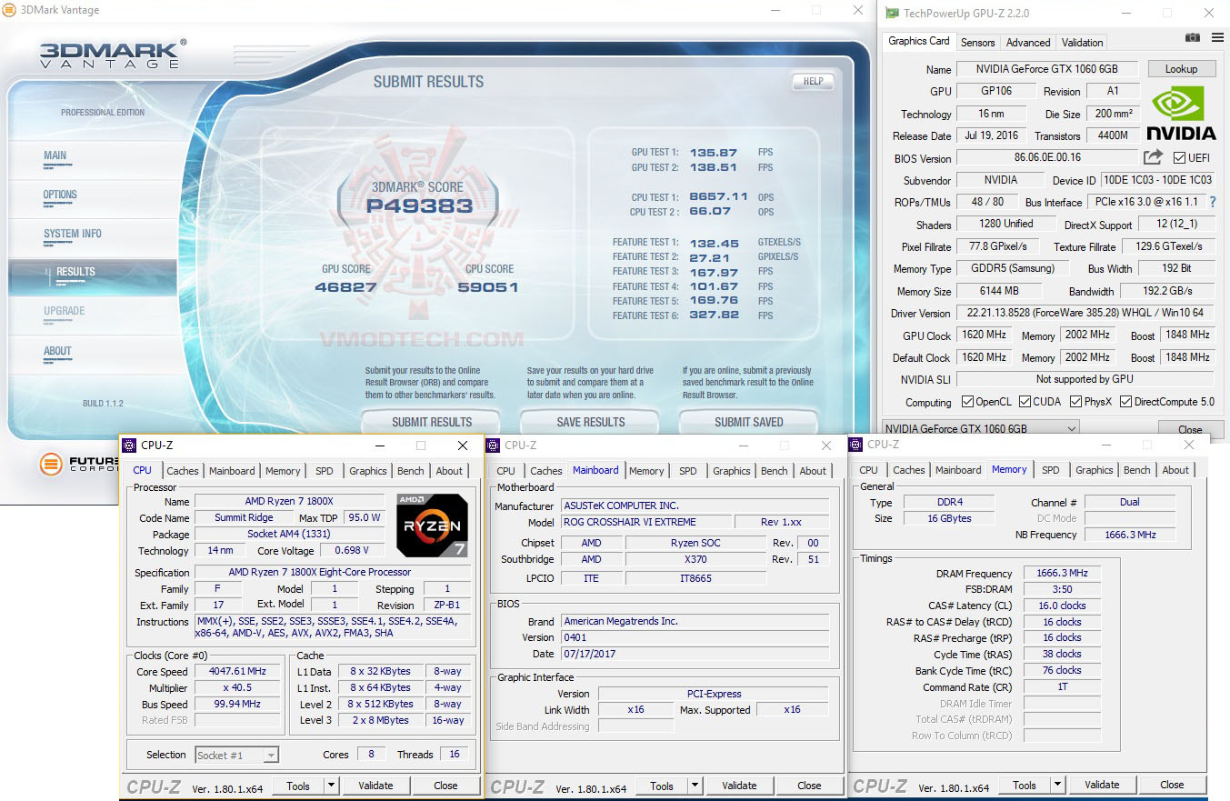 vt ASUS ROG CROSSHAIR VI EXTREME REVIEW