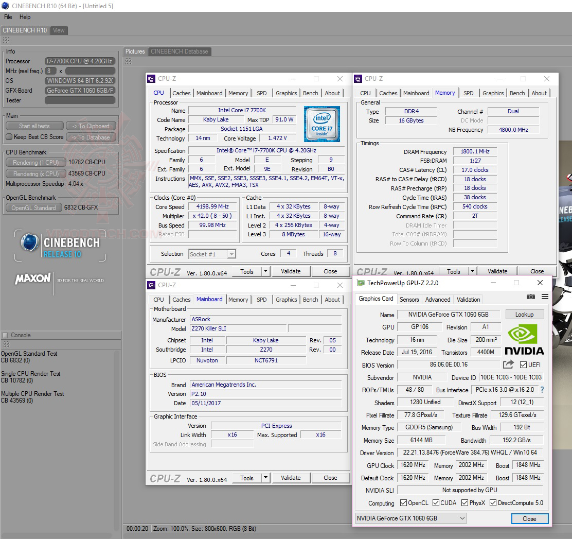 c10 ASRock Z270 Killer SLI Review