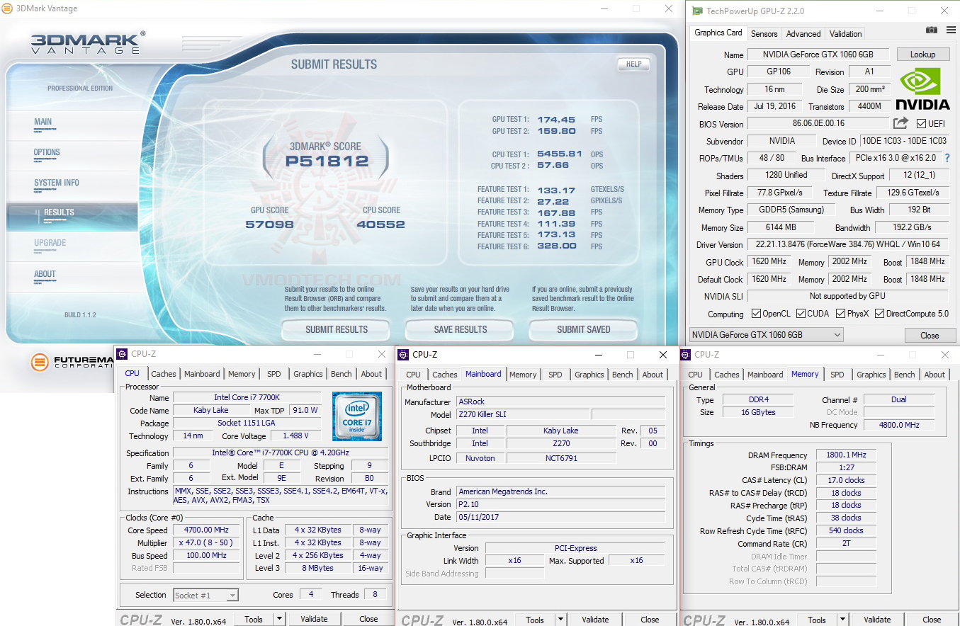 vt ASRock Z270 Killer SLI Review