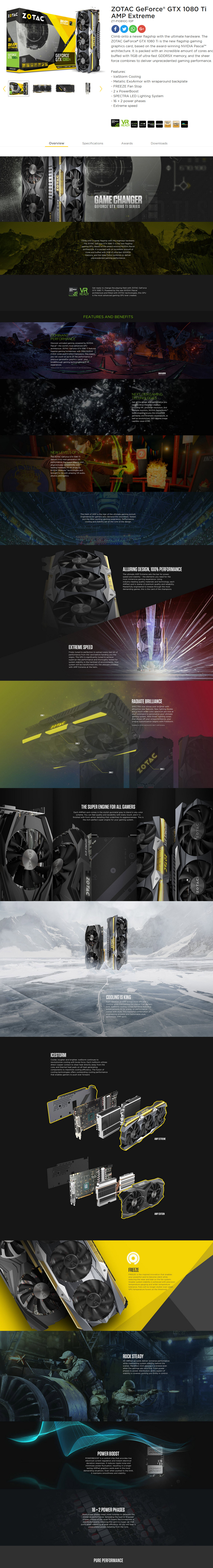 new new Zotac GeForce GTX 1080 Ti amp! Extreme edition Review