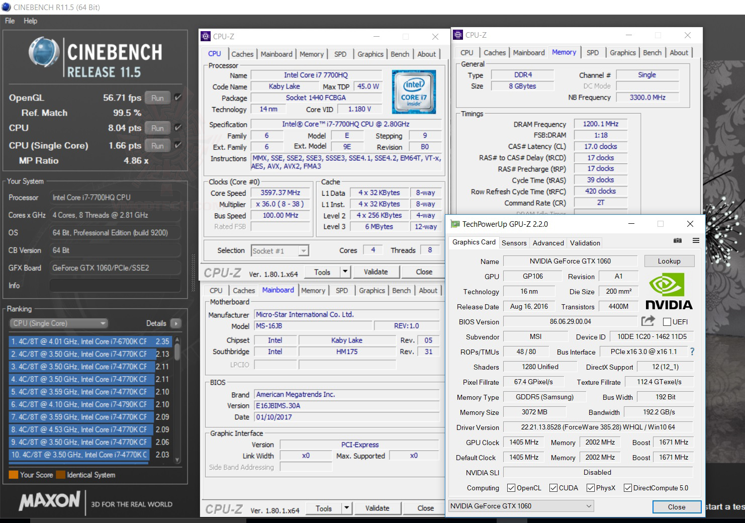 c11 MSI GP62MVR 7RF Leopard Pro Review