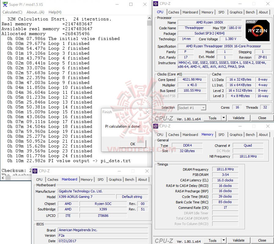 s32 36 G.SKILL Trident Z RGB DDR4 3200MHz 32GB (8GBx4) Quad Channel Review