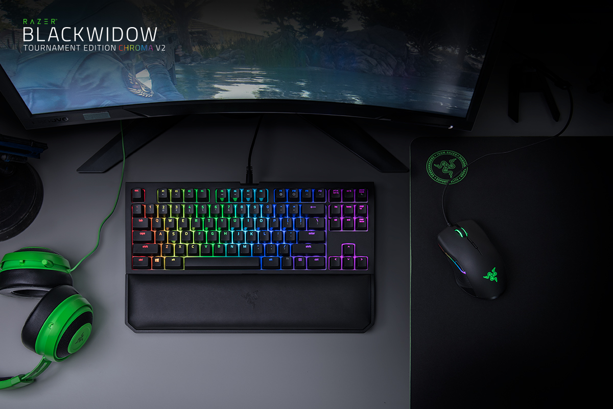 1200x800 gallery1 Razer เปิดตัวคีย์บอร์ดเกมส์มิ่งรุ่นใหม่ล่าสุด Razer BlackWidow Tournament Edition Chroma V2 – คีย์บอร์ดสำหรับเกมเมอร์ประจำขา Lan ทัวร์นาเมนท์