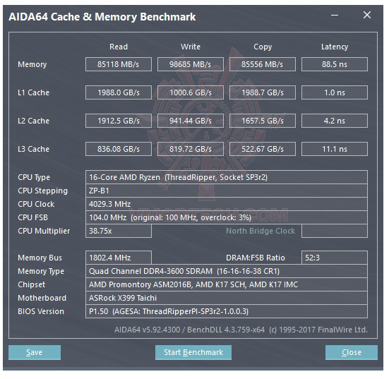 mem ASRock X399 Taichi Review