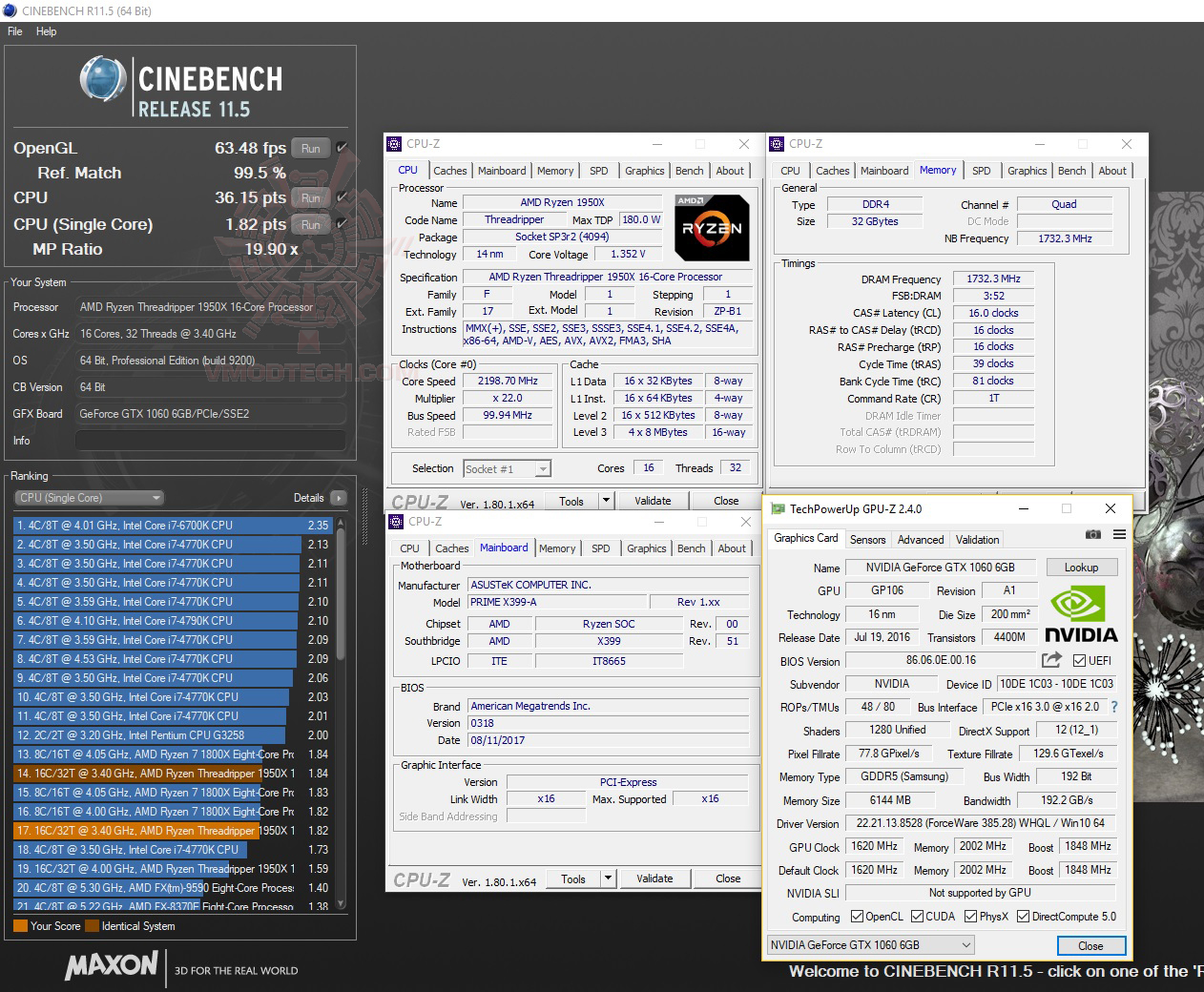 c11 ASUS PRIME X399 A REVIEW