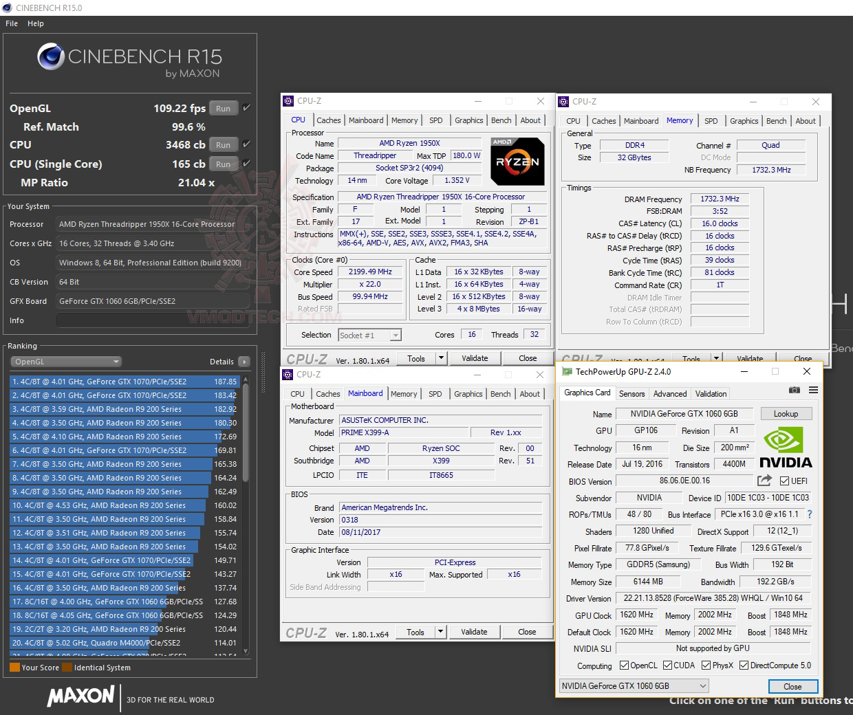 c15 ASUS PRIME X399 A REVIEW
