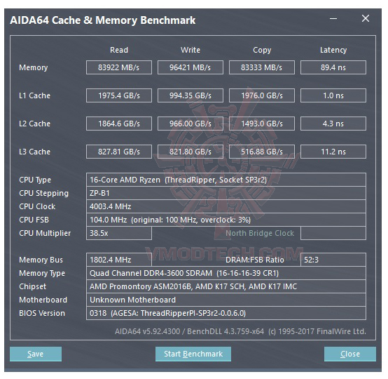 mem oc ASUS PRIME X399 A REVIEW