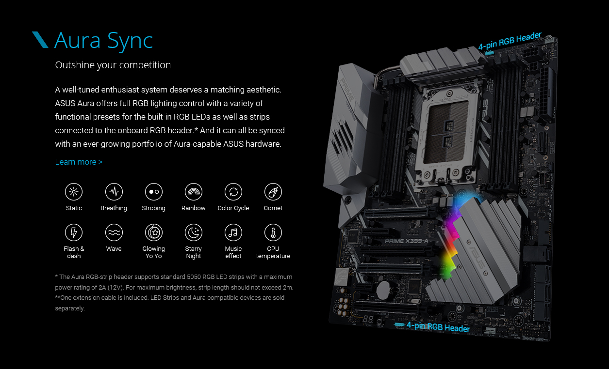aura sync ASUS PRIME X399 A REVIEW