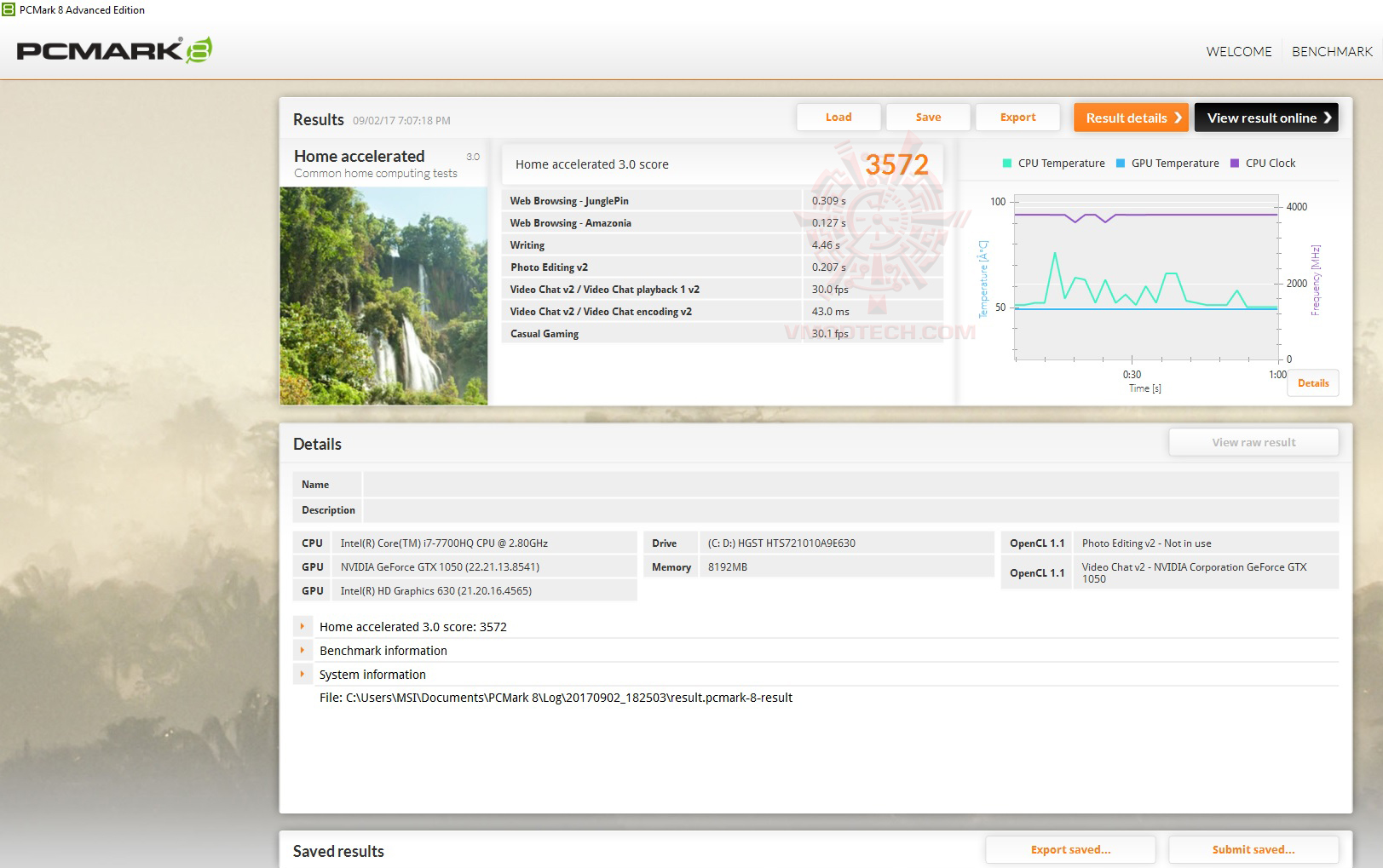 pc8 MSI GL62M 7RDX REVIEW