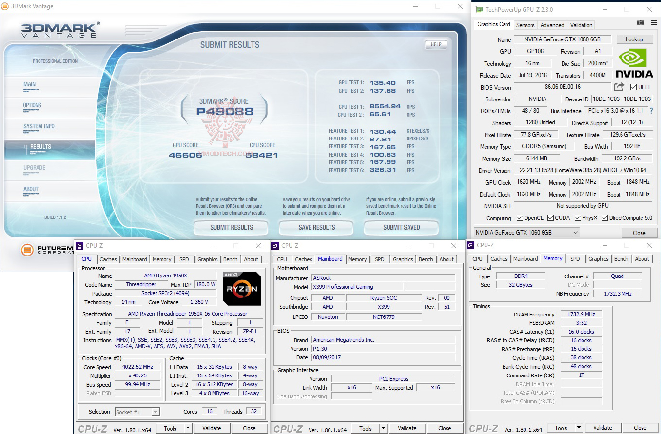 vt1 ASRock Fatal1ty X399 Professional Gaming Review