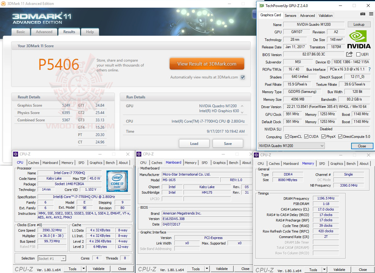 11 MSI WE62 7RI Workstation Review