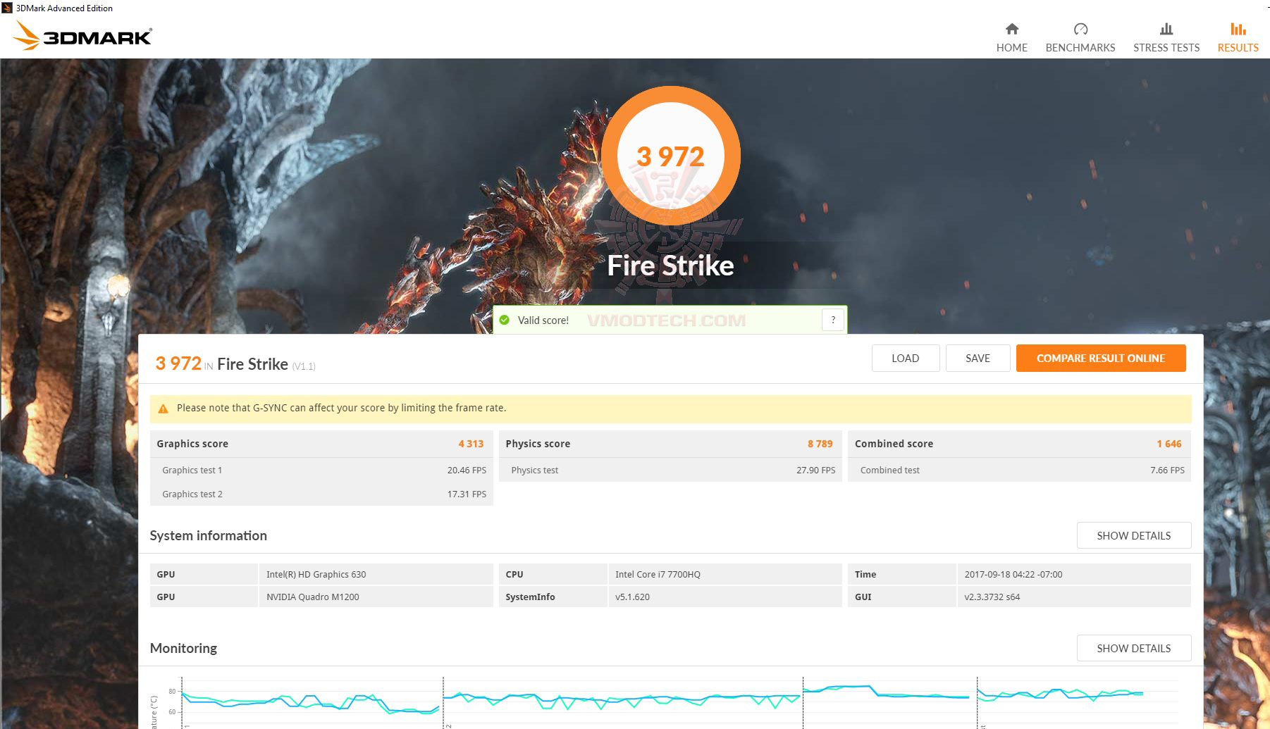 fire MSI WE62 7RI Workstation Review
