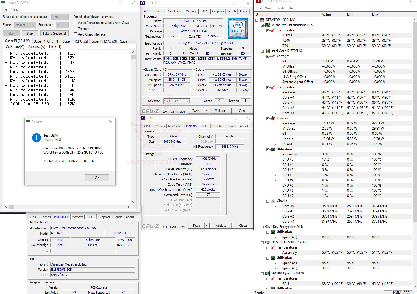 h32 1 MSI WE62 7RI Workstation Review