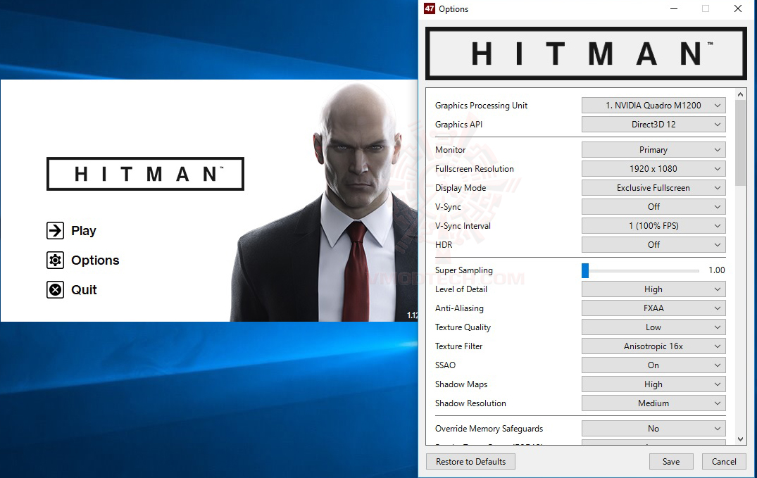 hitman set MSI WE62 7RI Workstation Review