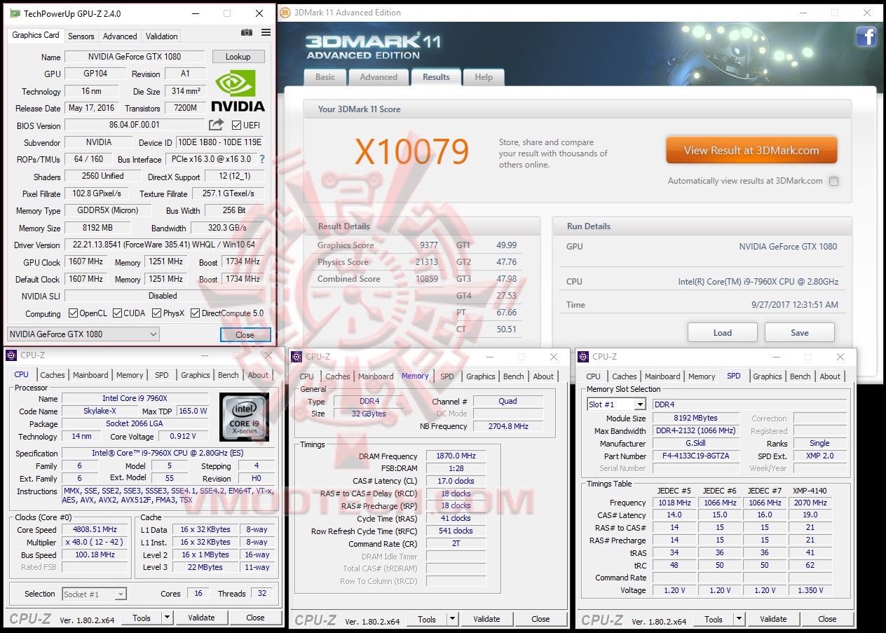 11x 11x ASUS ROG RAMPAGE VI EXTREME Review