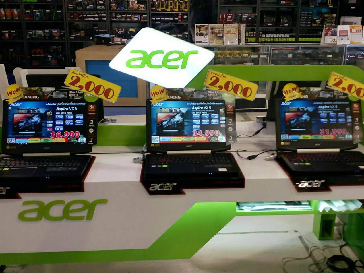 22095219 10211276756049629 1936613110 o โปรโมชั่นพิเศษ Acer Aspire VX5 ลดราคาเพิ่มจากป้าย อีก 2,000 THB ทุกที่ลดราคาทุกร้านทั่วไทย