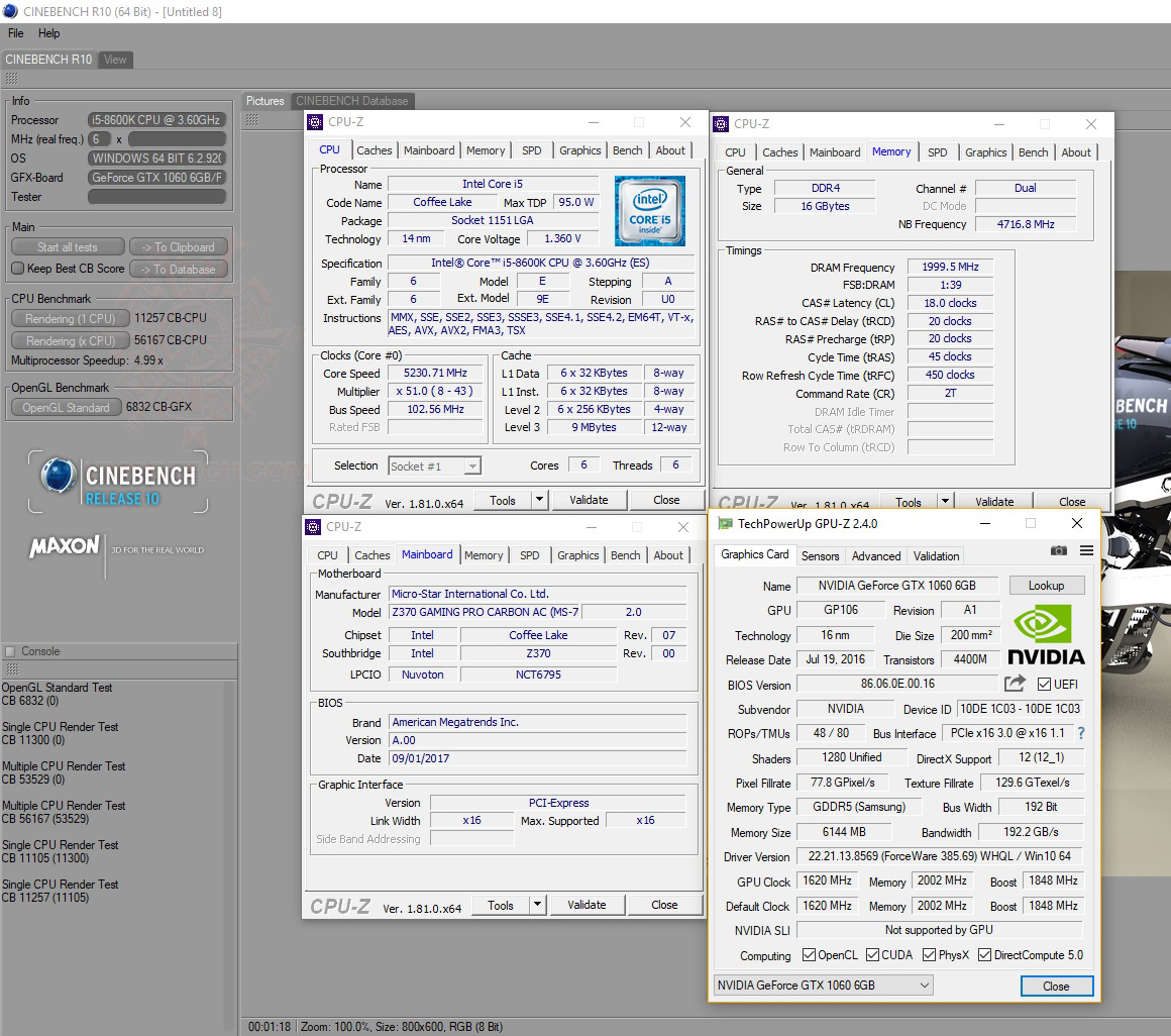 c10 c10 MSI Z370 GAMING PRO CARBON AC REVIEW