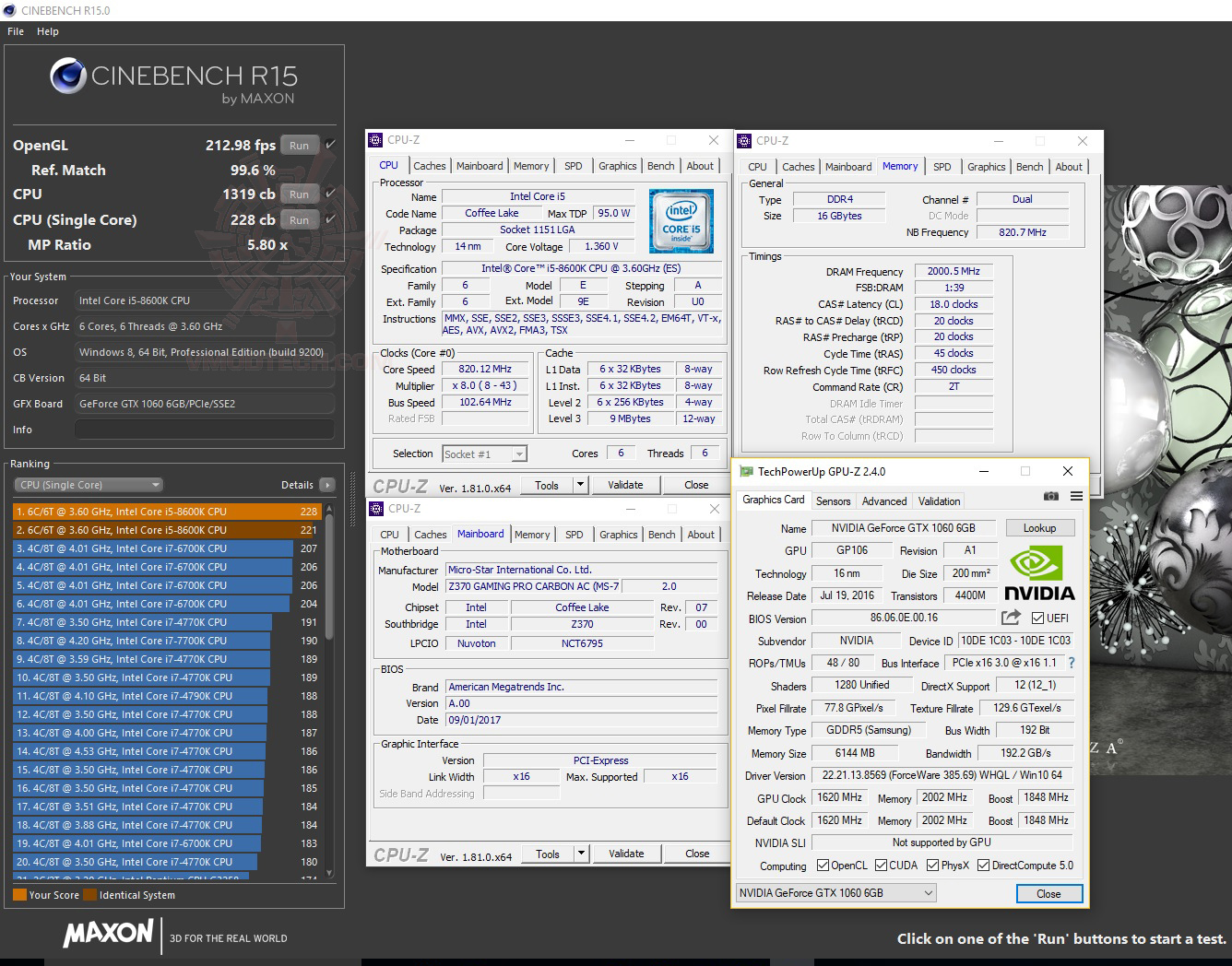 c15-52 c15 52 MSI Z370 GAMING PRO CARBON AC REVIEW