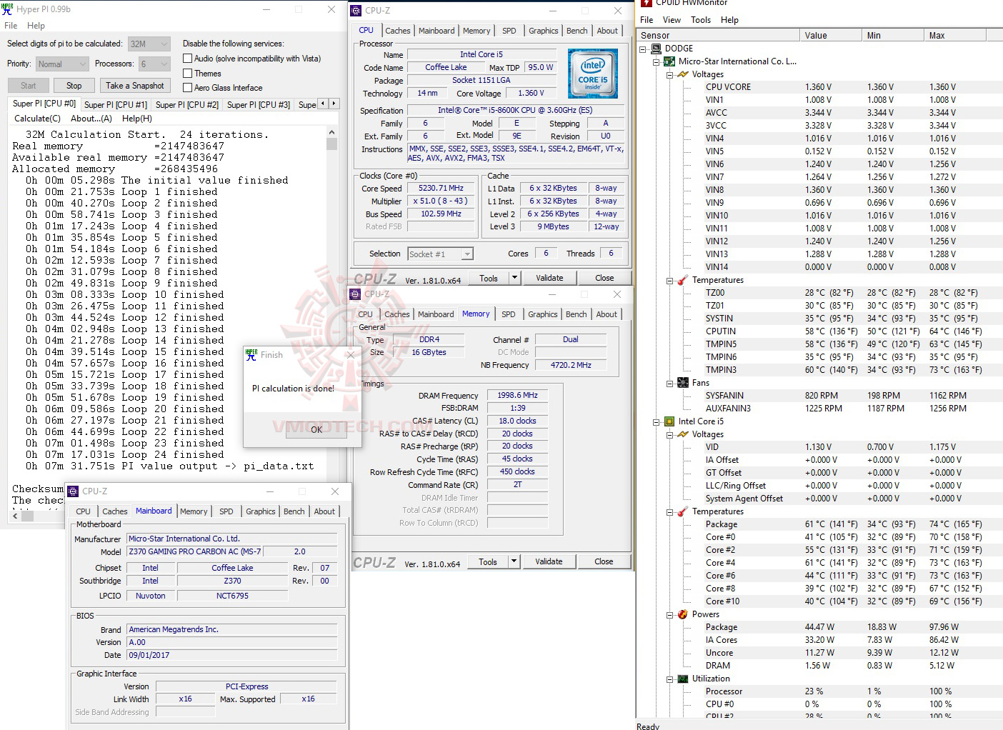 h32 MSI Z370 GAMING PRO CARBON AC REVIEW