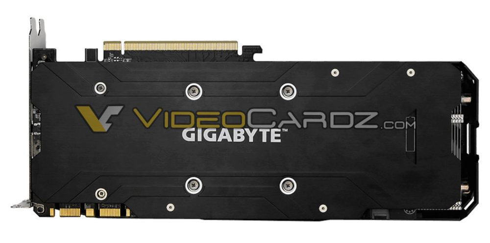 gigabyte gtx 1070 ti gaming oc back 1000x497 มาแล้วรูปหลุดแรก Gigabyte GeForce GTX 1070 Ti Gaming สวยงามดุดันสุดๆพร้อมแล้วกับเกมส์มิ่งขาแรง